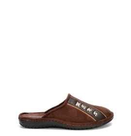 A6657BR Ανδρική Παντόφλα FAME Καφέ