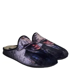 A6660B Ανδρική Παντόφλα FAME Peaky Blinders Μαύρο