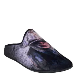 A6660B Ανδρική Παντόφλα FAME Peaky Blinders Μαύρο