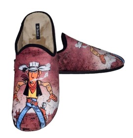 A6661BR Men's Slippers FAME Lucky Luke Brown A6661BR Men's Slippers FAME Lucky Luke Brown