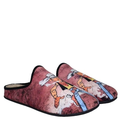 A6661BR Men's Slippers FAME Lucky Luke Brown A6661BR Men's Slippers FAME Lucky Luke Brown