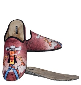 A6661BR Men's Slippers FAME Lucky Luke Brown A6661BR Men's Slippers FAME Lucky Luke Brown