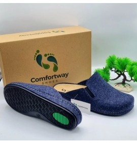 A6662BL Ανατομική Παντόφλα COMFORTWAY Μπλε A6662BL Ανατομική Παντόφλα COMFORTWAY Μπλε