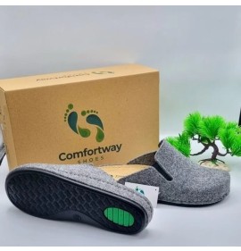 A6662GR Ανατομική Παντόφλα COMFORTWAY Γκρι A6662GR Ανατομική Παντόφλα COMFORTWAY Γκρι