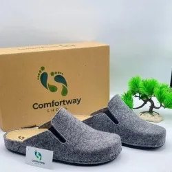 A6662GR COMFORTWAY Anatomical Slippers Grey