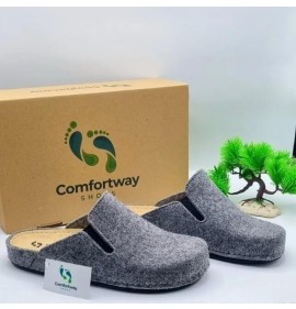 A6662GR Ανατομική Παντόφλα COMFORTWAY Γκρι A6662GR Ανατομική Παντόφλα COMFORTWAY Γκρι
