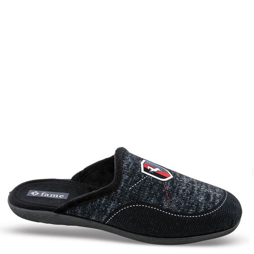 A6675B Men's Slippers FAME Black A6675B Men's Slippers FAME Black