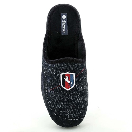 A6675B Men's Slippers FAME Black A6675B Men's Slippers FAME Black