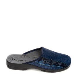 A6689BL Men's Anatomic Slippers INBLU Blue A6689BL Men's Anatomic Slippers INBLU Blue