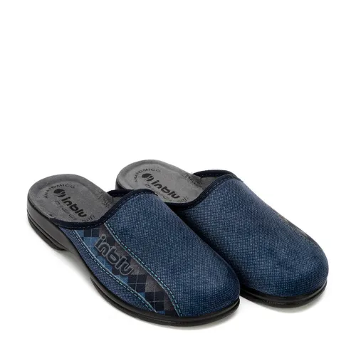 A6689BL Men's Anatomic Slippers INBLU Blue A6689BL Men's Anatomic Slippers INBLU Blue