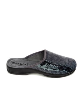 A6689GR Men's Anatomic Slippers INBLU Grey A6689GR Men's Anatomic Slippers INBLU Grey