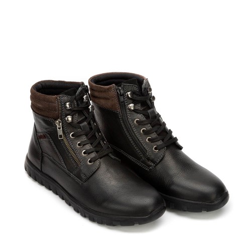 A6691B Men's Leather Anatomic Boot AEROSTEP Black A6691B Men's Leather Anatomic Boot AEROSTEP Black