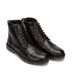 A6692B Men's Leather Anatomic Boot AEROSTEP Black