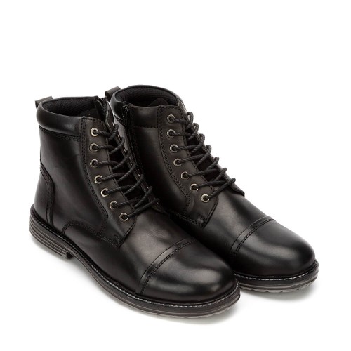 A6692B Men's Leather Anatomic Boot AEROSTEP Black A6692B Men's Leather Anatomic Boot AEROSTEP Black