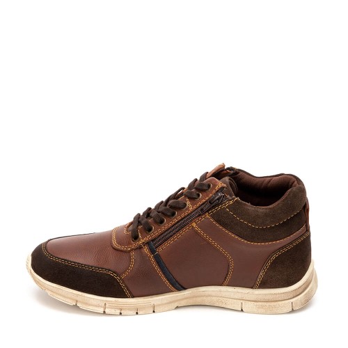 A6693BR Men's Leather Anatomic Boot AEROSTEP Brown A6693BR Men's Leather Anatomic Boot AEROSTEP Brown