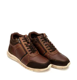 A6693BR Ανδρικό Ανατομικό Μποτάκι AEROSTEP Καφέ A6693BR Ανδρικό Ανατομικό Μποτάκι AEROSTEP Καφέ