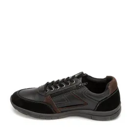 A6694B Ανδρικό Ανατομικό Casual Aerostep Μαύρο