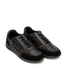 A6694B Ανδρικό Ανατομικό Casual Aerostep Μαύρο