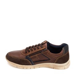 A6694BR Men's Leather Anatomic Casual Aerostep Brown