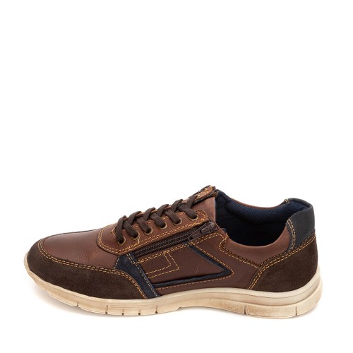 A6694BR Men's Leather Anatomic Casual Aerostep Brown A6694BR Men's Leather Anatomic Casual Aerostep Brown