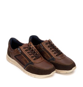 A6694BR Men's Leather Anatomic Casual Aerostep Brown A6694BR Men's Leather Anatomic Casual Aerostep Brown