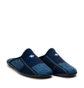 A6697BL Ανδρική Ανατομική Παντόφλα SABINO Μπλε