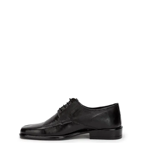 A6702B Men's Leather Dress Shoes Black