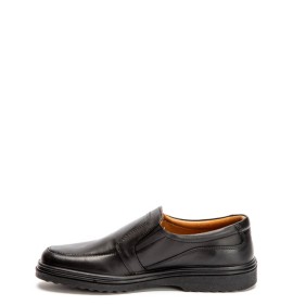 A6706B Ανδρικό Δερμάτινο Comfort Μαύρο