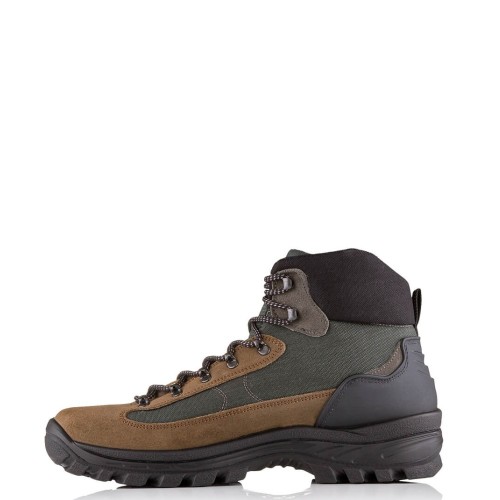 A6709BR Ορειβατικό Δερμάτινο Μποτάκι Καφέ