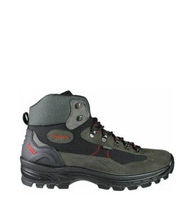 A6709GR Ορειβατικό Δερμάτινο Μποτάκι Γκρι