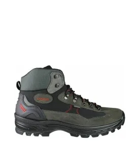 A6709GR Ορειβατικό Δερμάτινο Μποτάκι Γκρι