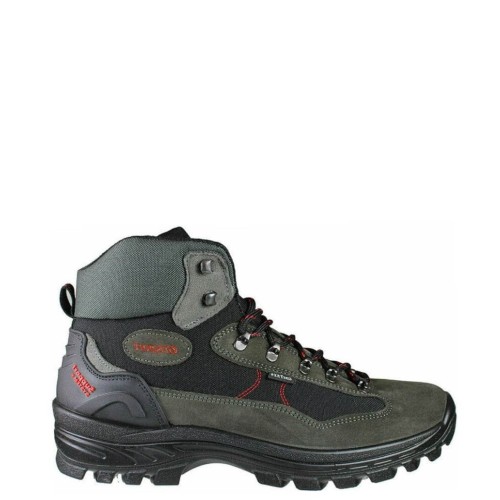 A6709GR Ορειβατικό Δερμάτινο Μποτάκι Γκρι