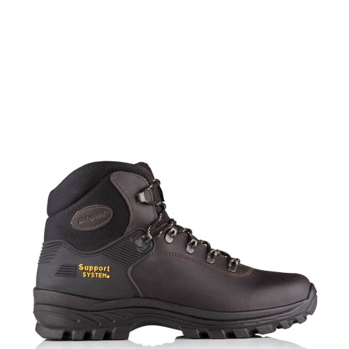 A6711BR Ορειβατικό Δερμάτινο Μποτάκι Καφέ