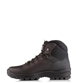 A6711BR Ορειβατικό Δερμάτινο Μποτάκι Καφέ