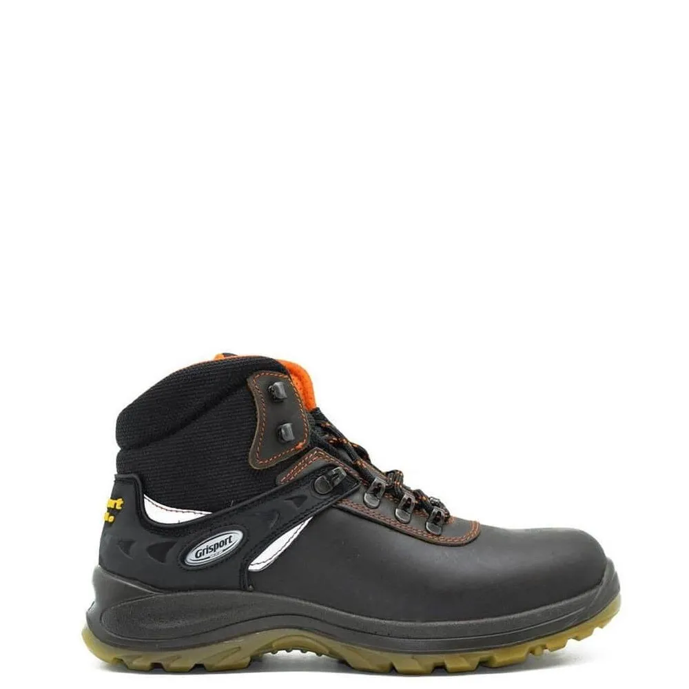 A6712B Leather Hiking Boots Black A6712B Leather Hiking Boots Black