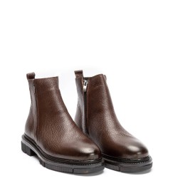 A6732BR Men's Leather Boots GALE Brown