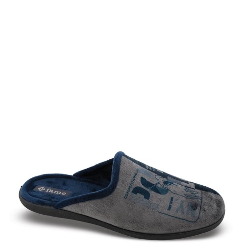 A6740GR Men's Slippers FAME Grey A6740GR Men's Slippers FAME Grey