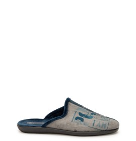 A6740GR Men's Slippers FAME Grey