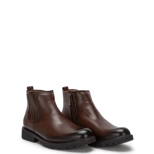 A6742BR Ανδρικό Μποτάκι ZAK SHOES Καφέ A6742BR Ανδρικό Μποτάκι ZAK SHOES Καφέ