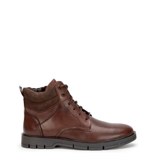 A6752BR Men's Leather Boots GALE Brown A6752BR Men's Leather Boots GALE Brown