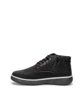 A6753B Ανδρικό Μποτάκι ZAK SHOES Μαύρο