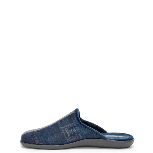 A6754GR Men's Slippers FAME Grey