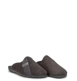 A6755B Ανδρική Παντόφλα ADAM'S SHOES Μαύρο