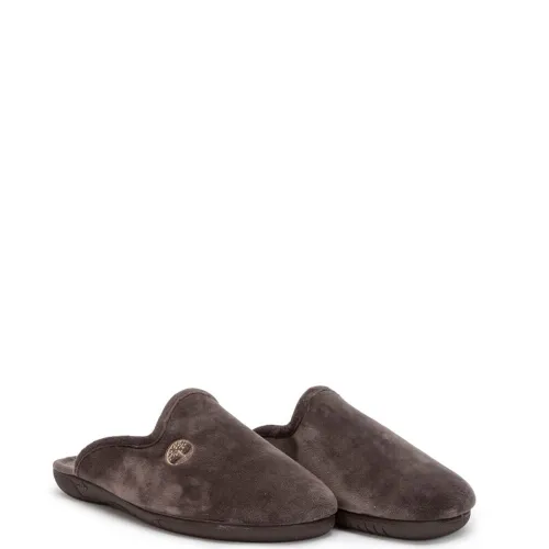 A6756GR Men's Slippers ADAM'S SHOES Black