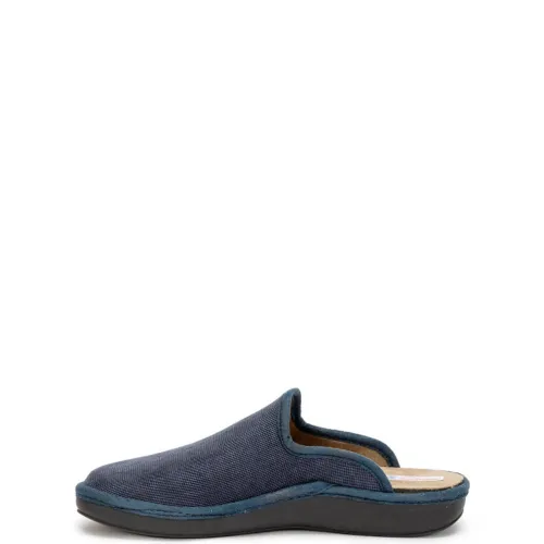 A6759BL Men's Slippers ADAM'S SHOES Blue