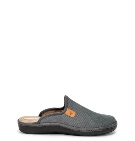 A6759GR Men's Slippers ADAM'S SHOES Grey