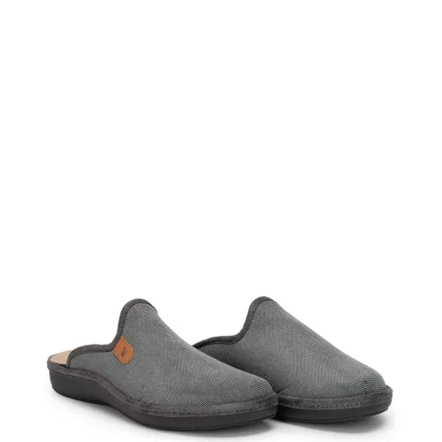 A6759GR Men's Slippers ADAM'S SHOES Grey