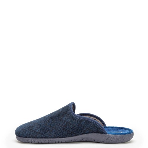 A6782BL Ανδρική Χειμερινή Παντόφλα ADAM'S SHOES Μπλε