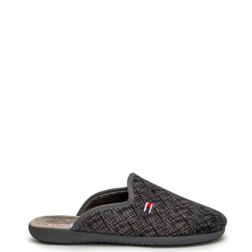 A6782GR Ανδρική Χειμερινή Παντόφλα ADAM'S SHOES Γκρι