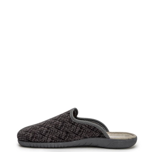 A6782GR Ανδρική Χειμερινή Παντόφλα ADAM'S SHOES Γκρι